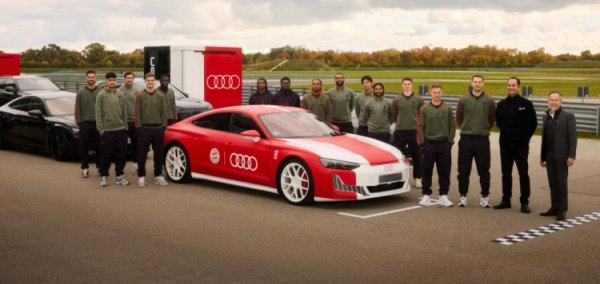 Các cầu thủ Bayern chọn xe điện, hybrid chính thức của Audi cho mùa giải mới và tham quan dự án F1